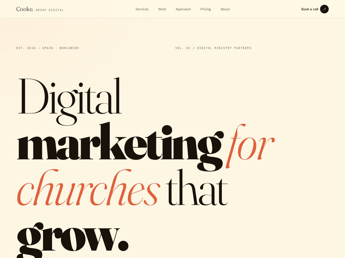 Cooke Group Digital homepage